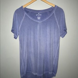 Lilac V-neck